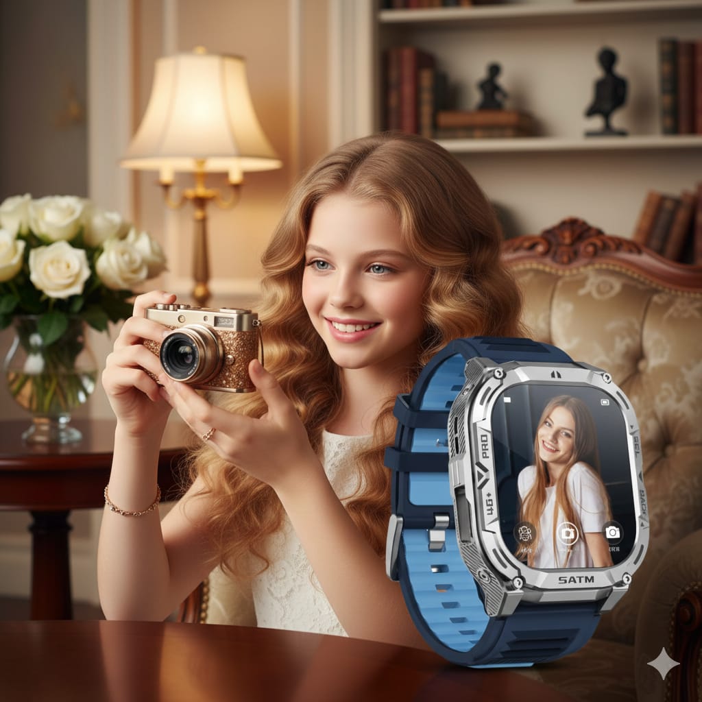 𝟱𝗚 𝗔𝗻𝗱𝗿𝗼𝗶𝗱 𝐒𝐢𝐦 𝗦𝗺𝗮𝗿𝘁 𝗪𝗮𝘁𝗰𝗵 𝒘𝒊𝒕𝒉 𝑯𝑫 4𝑲 𝑪𝒂𝒎𝒆𝒓𝒂 / 6𝑮𝑩 𝑹𝑨𝑴 𝒂𝒏𝒅 128𝑮𝑩 𝑹𝑶𝑴