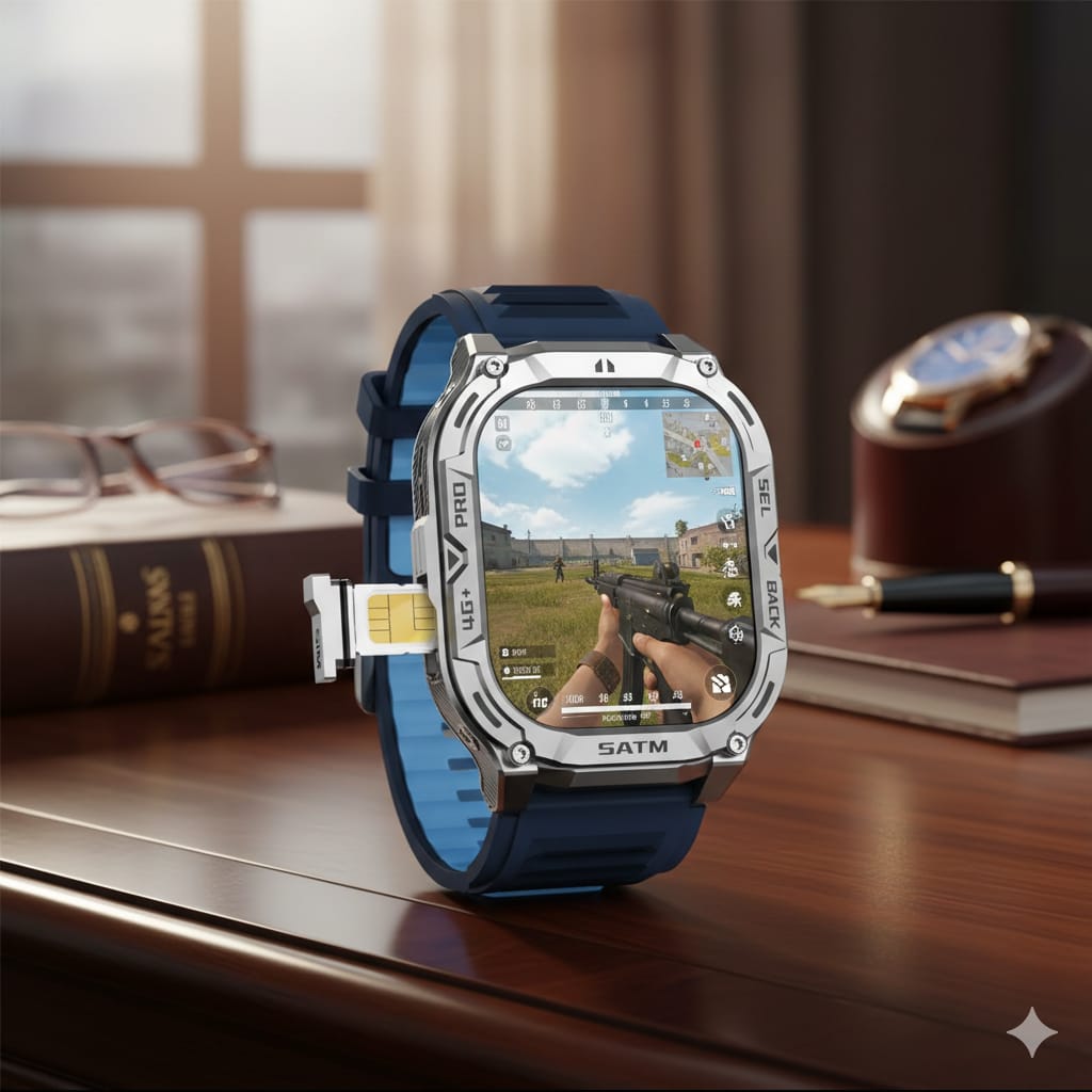 𝟱𝗚 𝗔𝗻𝗱𝗿𝗼𝗶𝗱 𝐒𝐢𝐦 𝗦𝗺𝗮𝗿𝘁 𝗪𝗮𝘁𝗰𝗵 𝒘𝒊𝒕𝒉 𝑯𝑫 4𝑲 𝑪𝒂𝒎𝒆𝒓𝒂 / 6𝑮𝑩 𝑹𝑨𝑴 𝒂𝒏𝒅 128𝑮𝑩 𝑹𝑶𝑴