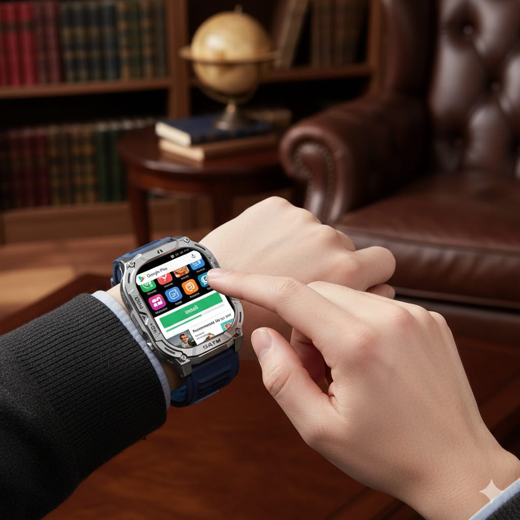 𝟱𝗚 𝗔𝗻𝗱𝗿𝗼𝗶𝗱 𝐒𝐢𝐦 𝗦𝗺𝗮𝗿𝘁 𝗪𝗮𝘁𝗰𝗵 𝒘𝒊𝒕𝒉 𝑯𝑫 4𝑲 𝑪𝒂𝒎𝒆𝒓𝒂 / 6𝑮𝑩 𝑹𝑨𝑴 𝒂𝒏𝒅 128𝑮𝑩 𝑹𝑶𝑴