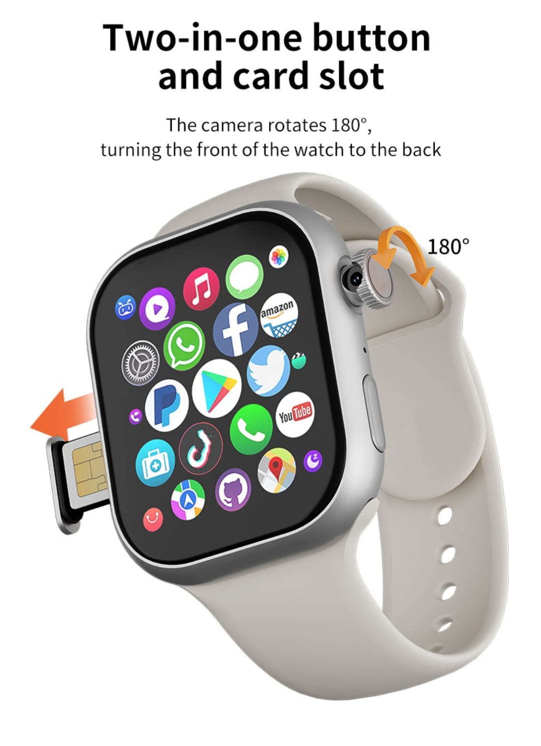 𝟱𝗚/𝟰𝗚 𝗣𝗿𝗼 𝗔𝗻𝗱𝗿𝗼𝗶𝗱 𝗦𝗺𝗮𝗿𝘁 𝗪𝗮𝘁𝗰𝗵 𝟰+𝟲𝟰𝗚𝗕 𝗥𝗔𝗠 & 𝗥𝗢𝗠