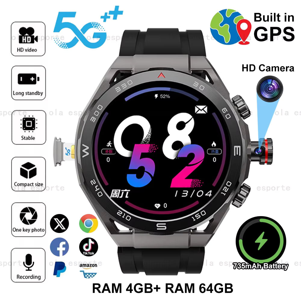 5G/4G Android Smart Watch
